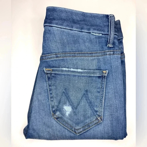 Mother High Waisted Looker Ankle Jeans Size- 24 - Picture 14 of 14